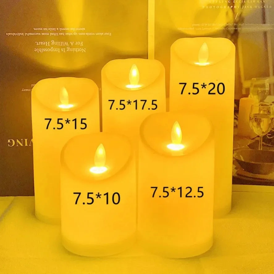 Swinging LED Flameless Candles – Flickering Candle Lights