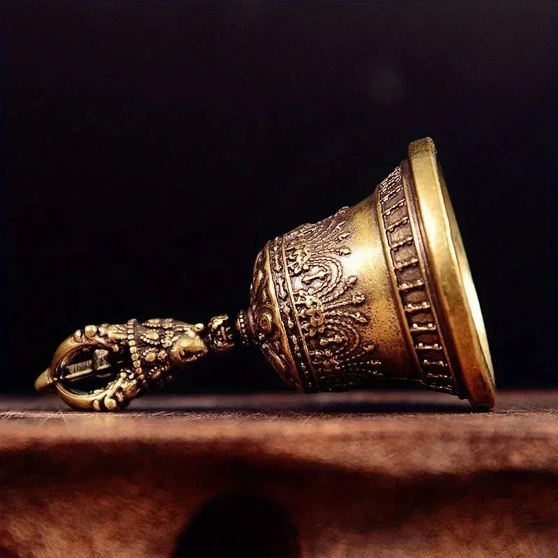 Brass Christmas Bell – Vintage Holiday Decoration